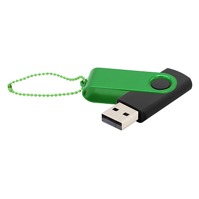 Флешка Designer To Go 2.0 USB 16Gb  (Черный/зеленый)