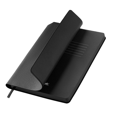 Ежедневник Молто (Molto) недатированный, черный (Черный, бежевый)