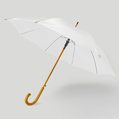Зонт-трость Радуга (Белый)