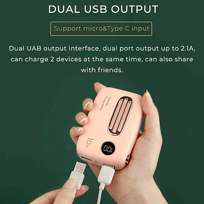 ПЗУ Maoxin Retro Mobile Power, розовый