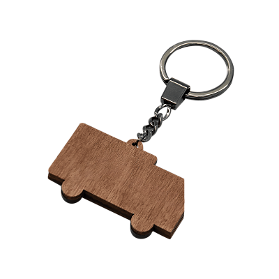 Брелок Грузовик (белый с синим)