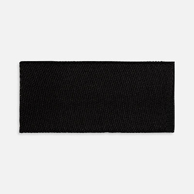 Лейбл тканевый Epsilon, XXS, черный (Чёрный)