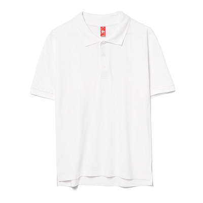 Рубашка поло мужская Adam, ярко-синяя (Белый)