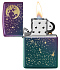 Зажигалка ZIPPO Starry Sky с покрытием Iridescent, латунь/сталь, фиолетовая, матовая, 38x13x57 мм - Фото 3