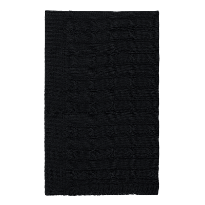 Плед Фадо (Fado) вязаный, темно-синий (без подарочной коробки)