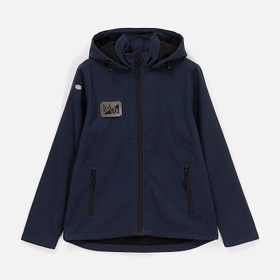 Куртка софтшелл с капюшоном женская Race Women, темно-синяя