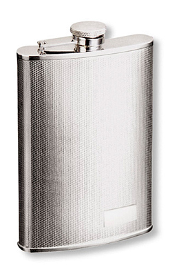 Фляга S.Quire 0,27 л сталь серебристый цвет с рисунком