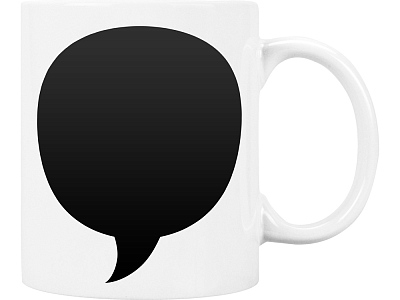 Кружка с покрытием для рисования мелом  Tiza