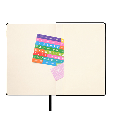 Ежедневник Stella недатированный с магнитом на обложке, черный