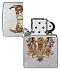 Зажигалка ZIPPO Rick Rietveld с покрытием Street Chrome, латунь/сталь, серебристая, 38x13x57 мм - Фото 4