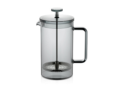 Френч-пресс TOMAS, 600 мл (Серый)