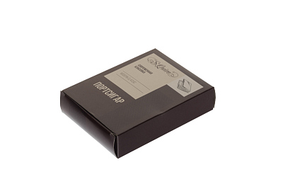 Портсигар S.Quire, сталь, золотистый цвет с рисунком, 94*71*20 мм