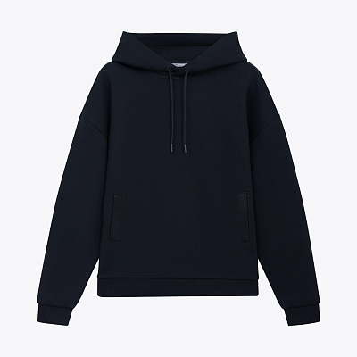 Худи релакс унисекс Баланс, с начесом , размер XL/2XL (Синий)