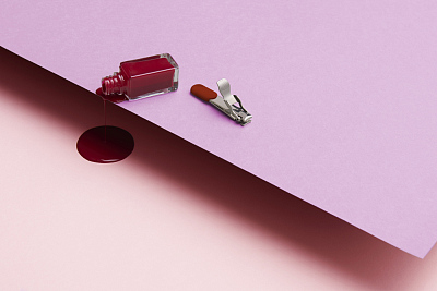 Книпсер VICTORINOX с отверстием для шнурка, сталь, красный, в блистере