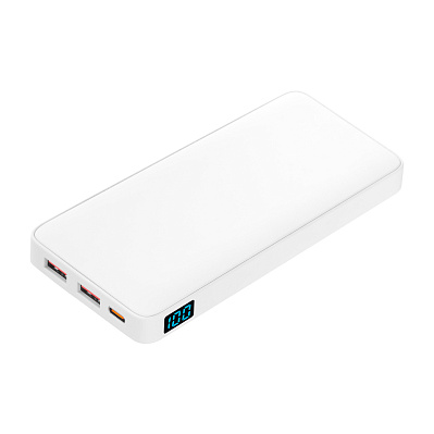 Внешний аккумулятор с подсветкой Ancor PD Plus 10000 mAh  (Белый)