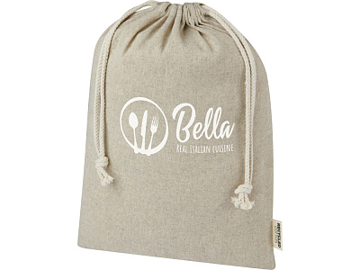 Большая подарочная сумка Pheebs из переработанного хлопка 4 л