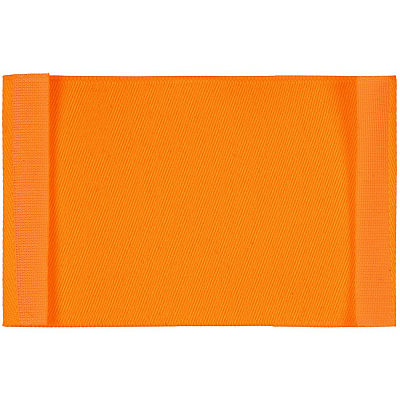 Лейбл тканевый Epsilon, XL, оранжевый неон