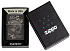 Зажигалка ZIPPO Skull с покрытием High Polish Black, латунь/сталь, черная, глянцевая, 38x13x57 мм - Фото 6