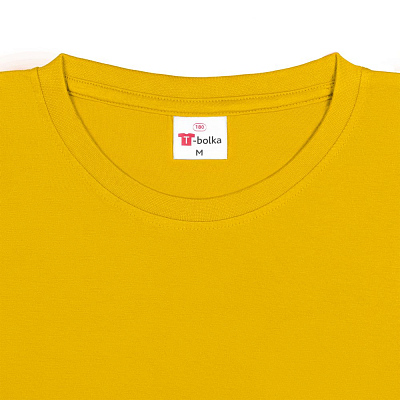 Футболка унисекс T-Bolka 180, желтая