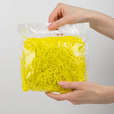 Бумажный наполнитель Chip, желтый неон