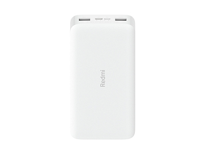 Внешний аккумулятор Redmi 18W Fast Charge Power Bank, 20000 мАч (Белый)
