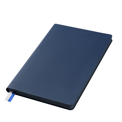 Ежедневник Рейн (Rain) недатированный, синий (без упаковки, без стикера)