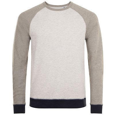 Толстовка унисекс Sandro, синяя с черным меланжем (Серый меланж)