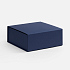 Коробка складная Quadra Fold, темно-синяя - Фото 1