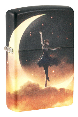 Зажигалка ZIPPO Mythological с покрытием Glow In The Dark Green, латунь/сталь, черная, 38x13x57 мм