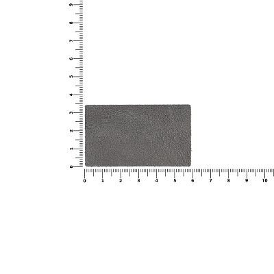 Лейбл кожаный Pasek, M, серый