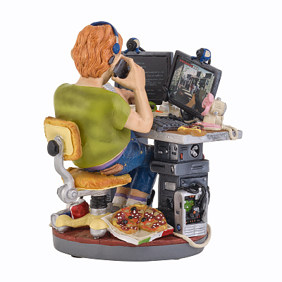 Скульптура "Компьютерщик"