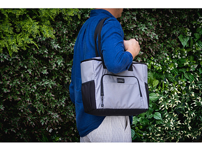 Сумка-холодильник Polar Eco водостойкая из переработанного пластика, 16 л