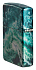 Зажигалка ZIPPO Rogue Wave с покрытием 540 Tumbled Chrome, латунь/сталь, бирюзовая, 38x13x57 мм - Фото 9