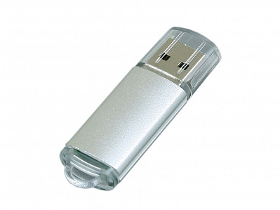 USB 3.0- флешка на 32 Гб с прозрачным колпачком (Серебристый)