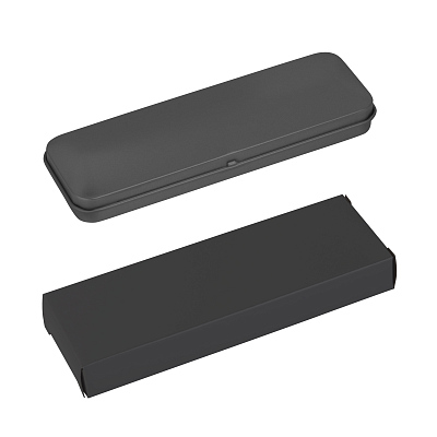 Набор "Ray" (ручка+карандаш), покрытие soft touch, черный с золотом