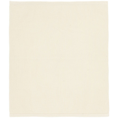 Плед Shirr, молочно-белый