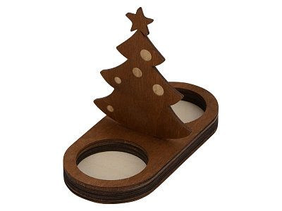 Подсвечник двойной Елочка