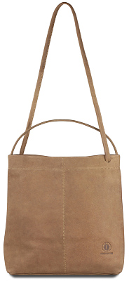 Сумка женская KLONDIKE YUKON «Nora», натуральная кожа в светло-коричневом цвете, 30 х 32,5 х 12 см