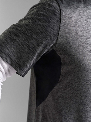 Футболка спортивная унисекс Storm, черная