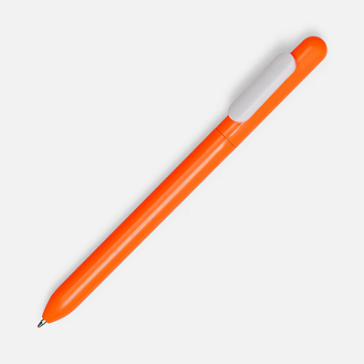 Ручка шариковая Swiper, оранжевая с белым (Оранжевый)