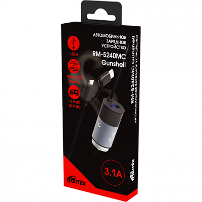 Автомобильное ЗУ RITMIX RM-5240MC