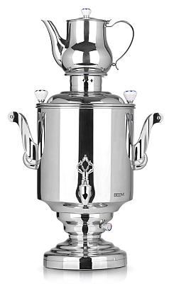 Самовар BEEM модель Katharina, 15 литров (Серебристый)