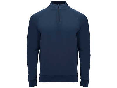 Толстовка с воротом на молнии Epiro унисекс (Синий нэйви)