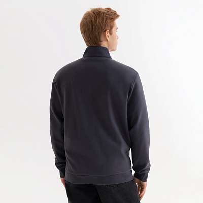 Толстовка на молнии Астин (Astin) антрацит, размер L