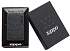 Зажигалка ZIPPO Tone on Tone Design с покрытием Black Matte, латунь/сталь, чёрная, 38x13x57 мм - Фото 5