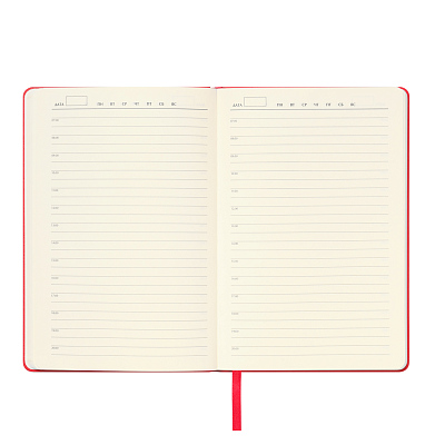 Ежедневник Спарк (Spark) недатированный, красный (без упаковки, без стикера)