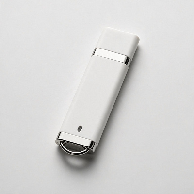 USB-флешка на 16 Гб Орландо (Белый/серебристый)