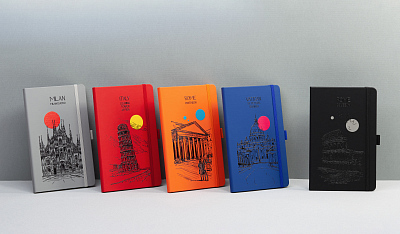 Блокнот "Парма", А5, оранжевый