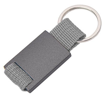 Брелок DARK JET; 2,8 x 6,2 x 0,6 см; серый, металл (Серый)