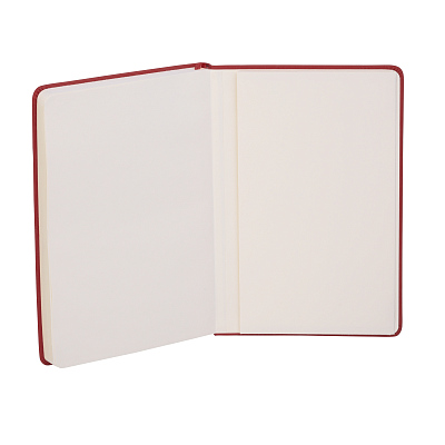 Ежедневник недатированный "Милан", А5, покрытие soft touch, красный